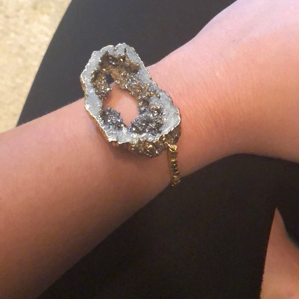 Druzy bracelet
